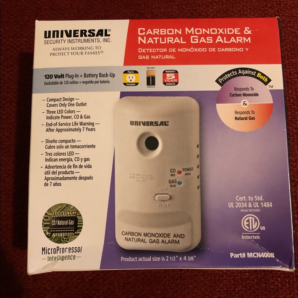 🔴SOLD🔴🚨Carbon Monoxide and Natural Gas Alarm🚨